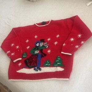 Vintage Charter Club Wool Xmas Sweater- Large
